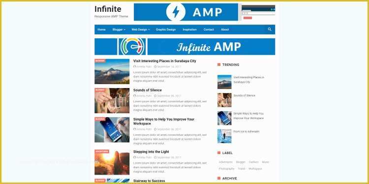 Free Blogger Templates 2017 Of Amp Blogger Template Free theme 2018
