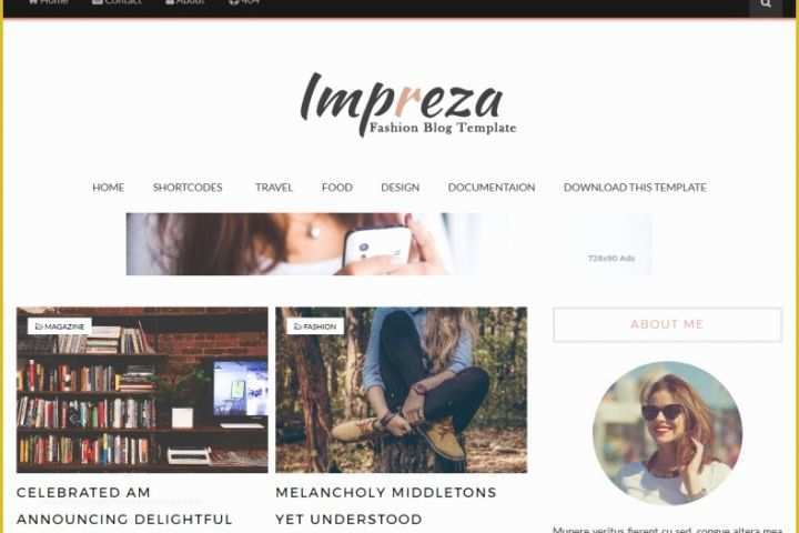 Free Blogger Templates 2017 Of Impreza Blogger Template • Templates 2018