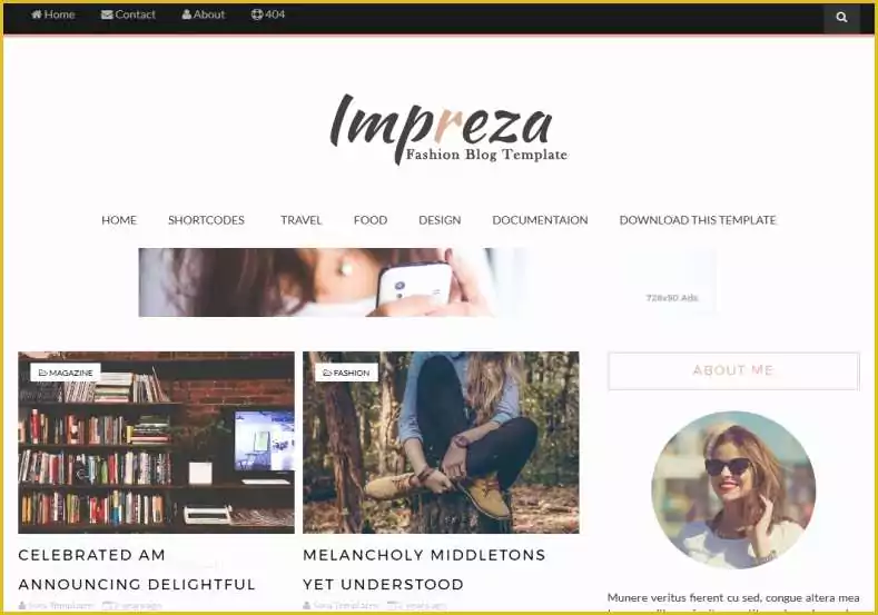 Free Blogger Templates 2017 Of Impreza Blogger Template • Templates 2018