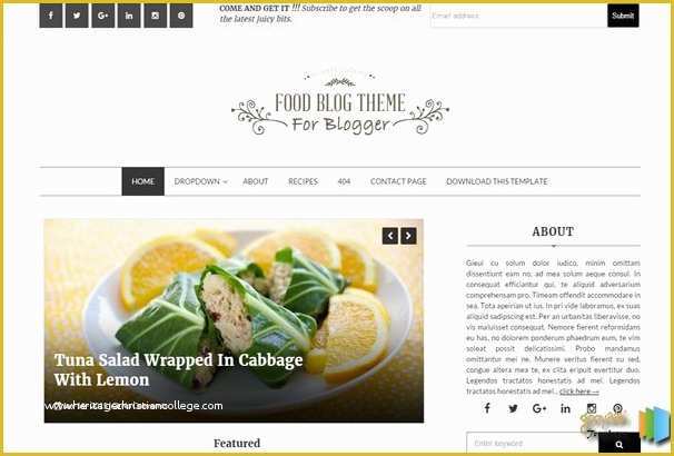 Free Blogger Templates 2017 Of top 50 Best Free Blogger Templates 2017