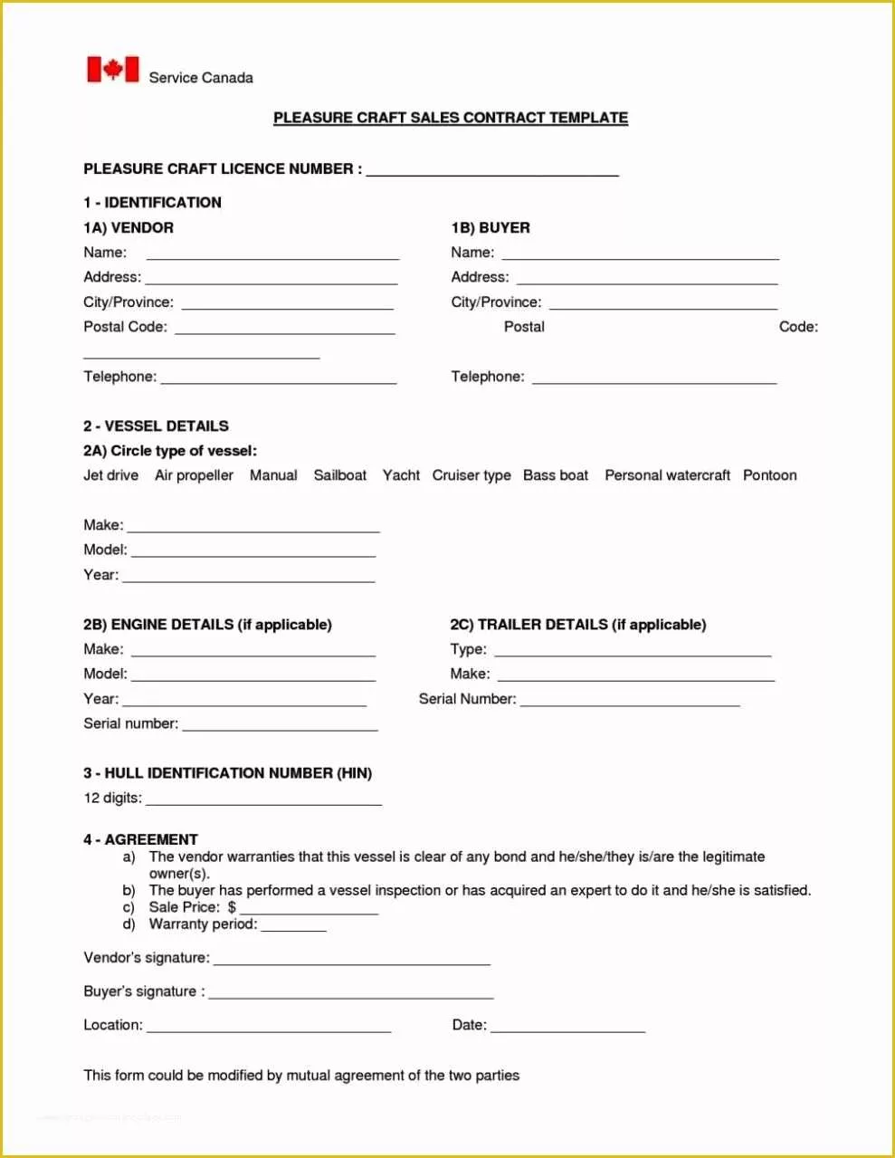 Free Boat Sharing Agreement Template Of Boat Sale Contract Template Sampletemplatess