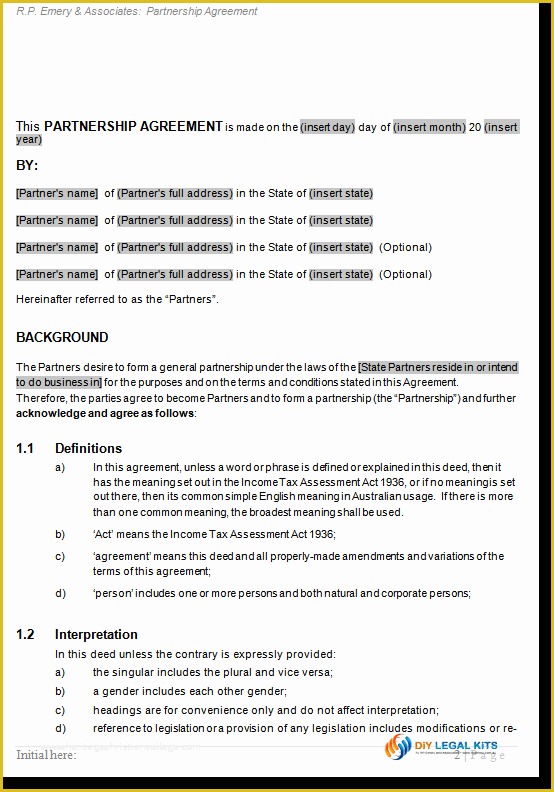 Free Boat Sharing Agreement Template Of Equity Partner Agreement Template Free Equity Sharing