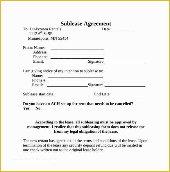 Free Boat Sharing Agreement Template Of Lease Agreement Template Word Free