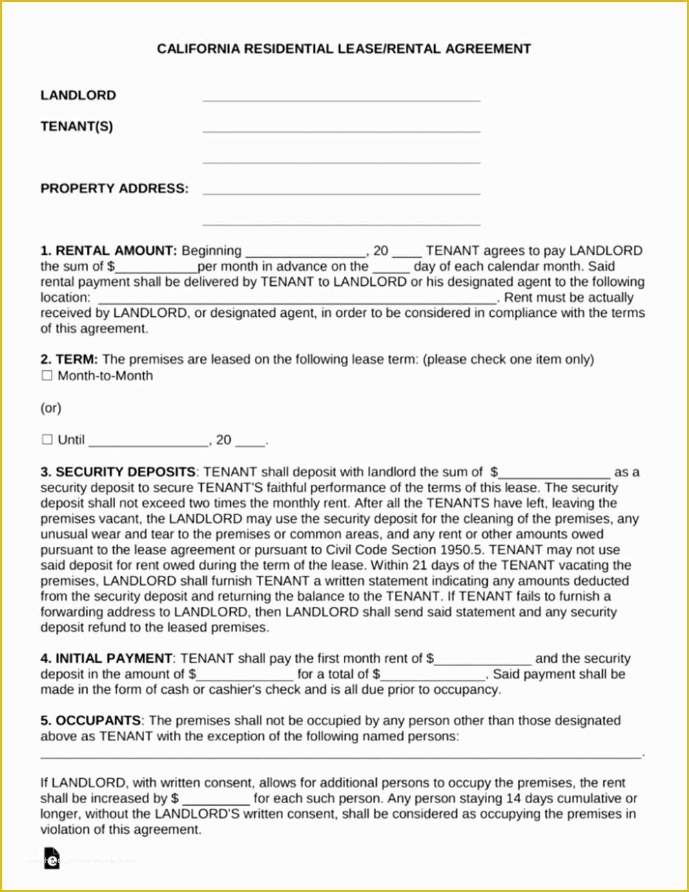 Free Boat Sharing Agreement Template Of Line Samples Rental Agreements 650 841 Free California