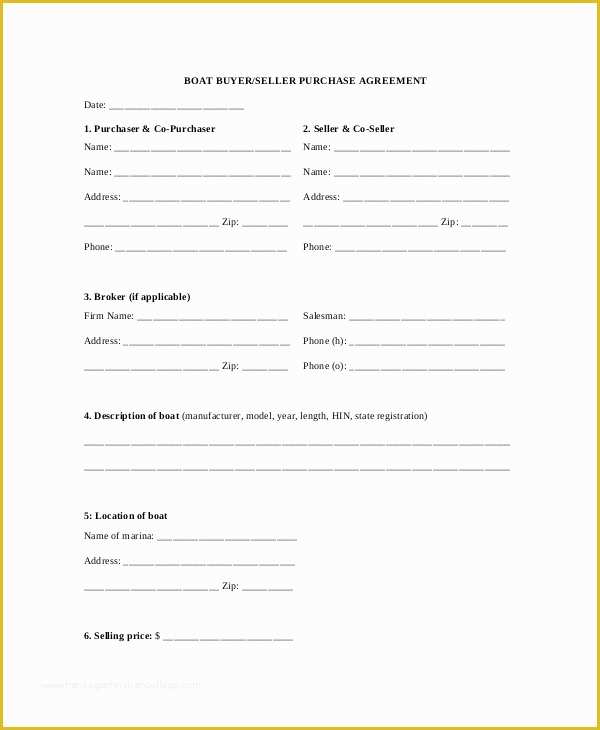 Free Boat Sharing Agreement Template Of Llc Purchase Agreement Template Templates Resume