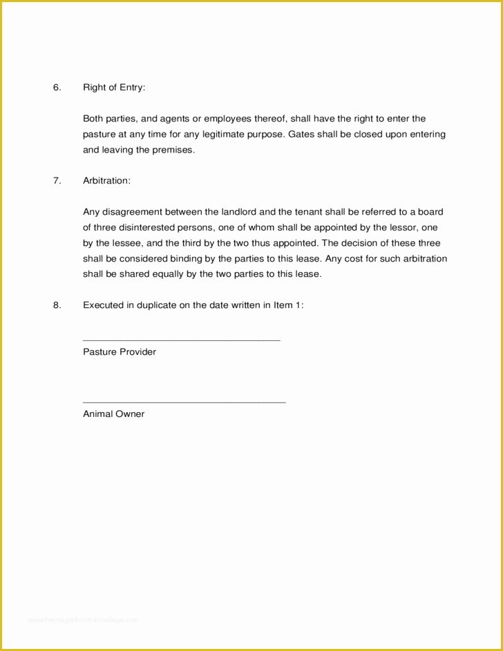 Free Boat Sharing Agreement Template Of Pasture Rental Agreement forms Tridentknights