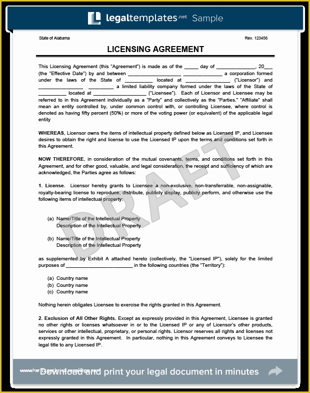 Free Boat Sharing Agreement Template Of Patent License Agreement Template Doc Tridentknights
