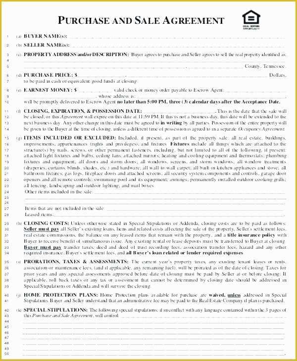 Free Boat Sharing Agreement Template Of Purchase Contract Template Property Purchase Ement
