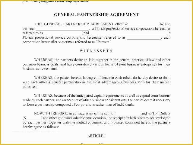 Free Boat Sharing Agreement Template Of Real Estate Partnership Agreement Template Investment