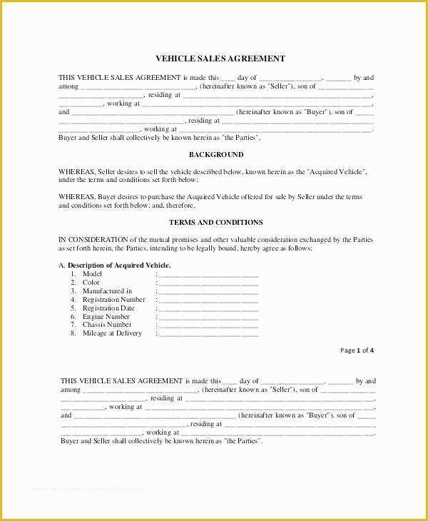 Free Boat Sharing Agreement Template Of Sample Agreement Pany Purchase and Sale forms