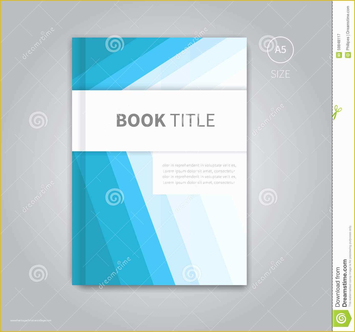 Free Book Cover Design Templates Of Vector Book Cover Template Design Stock Vector