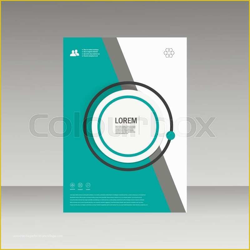 Free Book Cover Design Templates Of Vector Leaflet Brochure Flyer Template