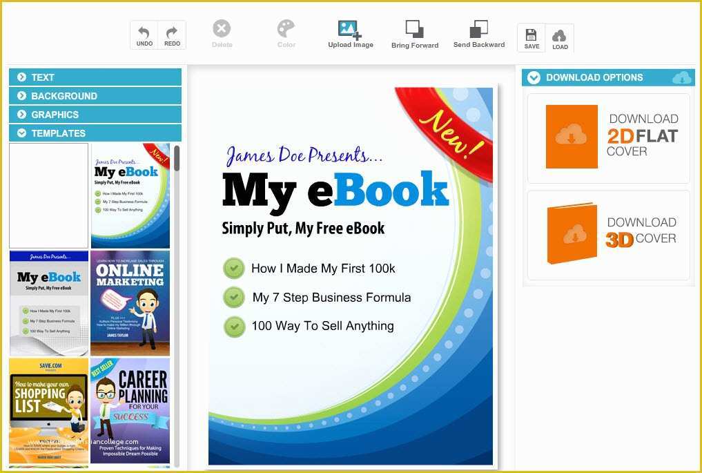Free Book Cover Templates Of Best Free Online Graphics Editors for Making Your Own Book