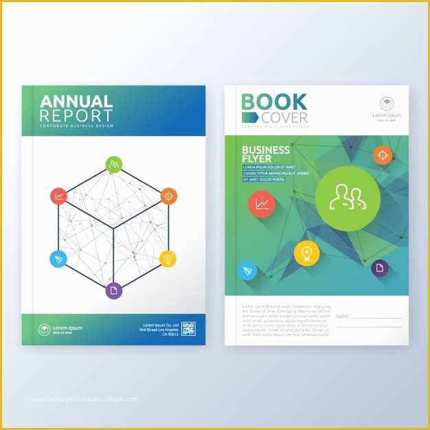 Free Book Cover Templates Of Book Cover Template Design Vector