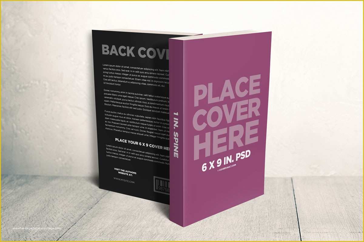 Free Book Cover Templates Of Covervault Free Psd Mockups for Books and More