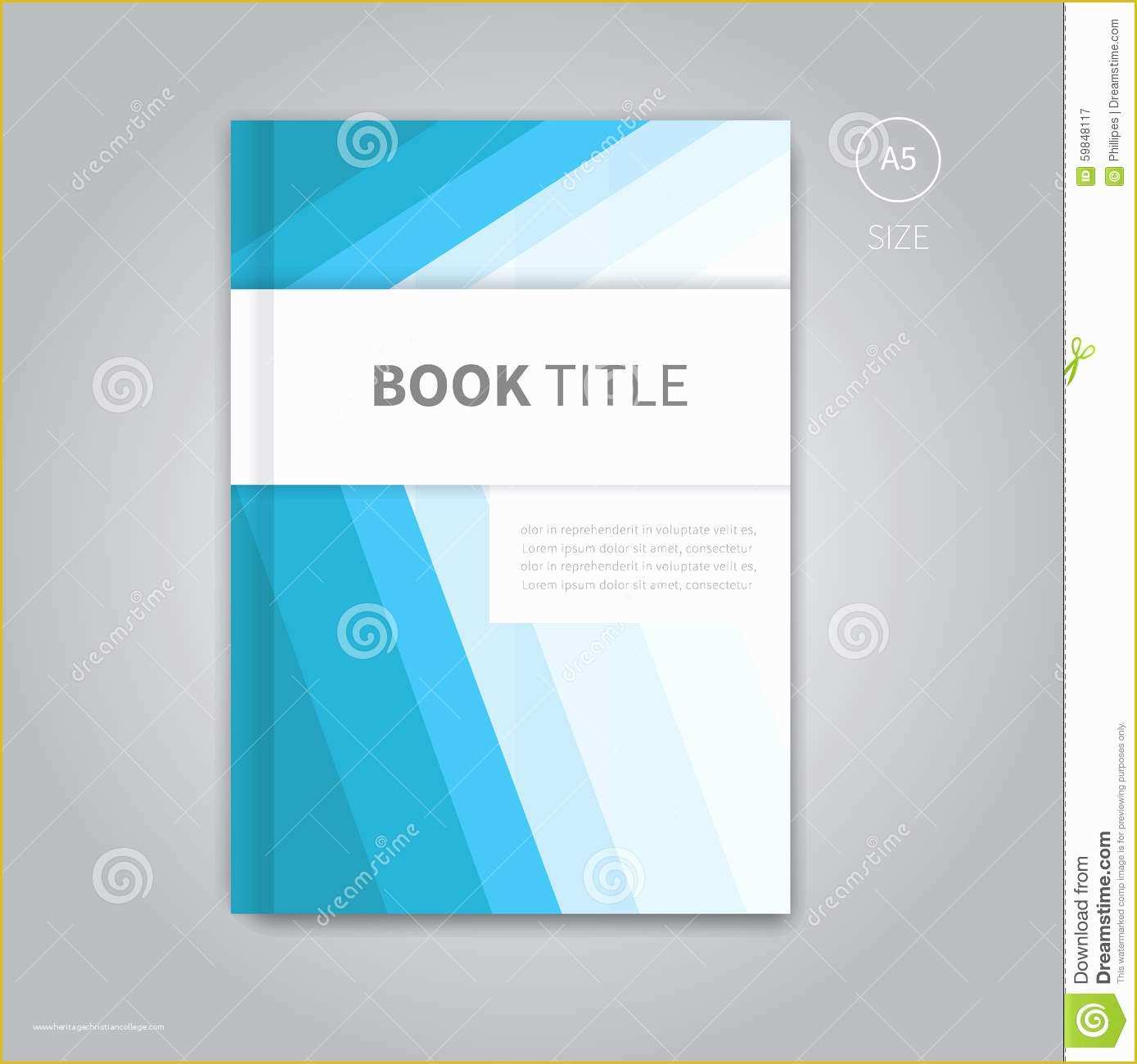 Free Book Cover Templates Of Vector Book Cover Template Design Stock Vector