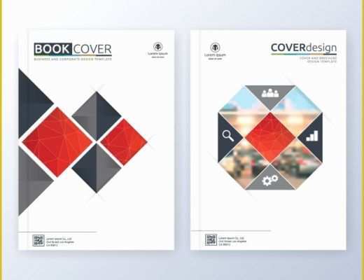 Free Book Jacket Template Of Book Cover Template Vector