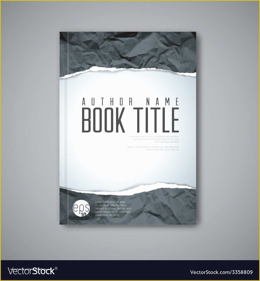 Free Book Jacket Template Of Modern Abstract Book Cover Template Royalty Free Vector