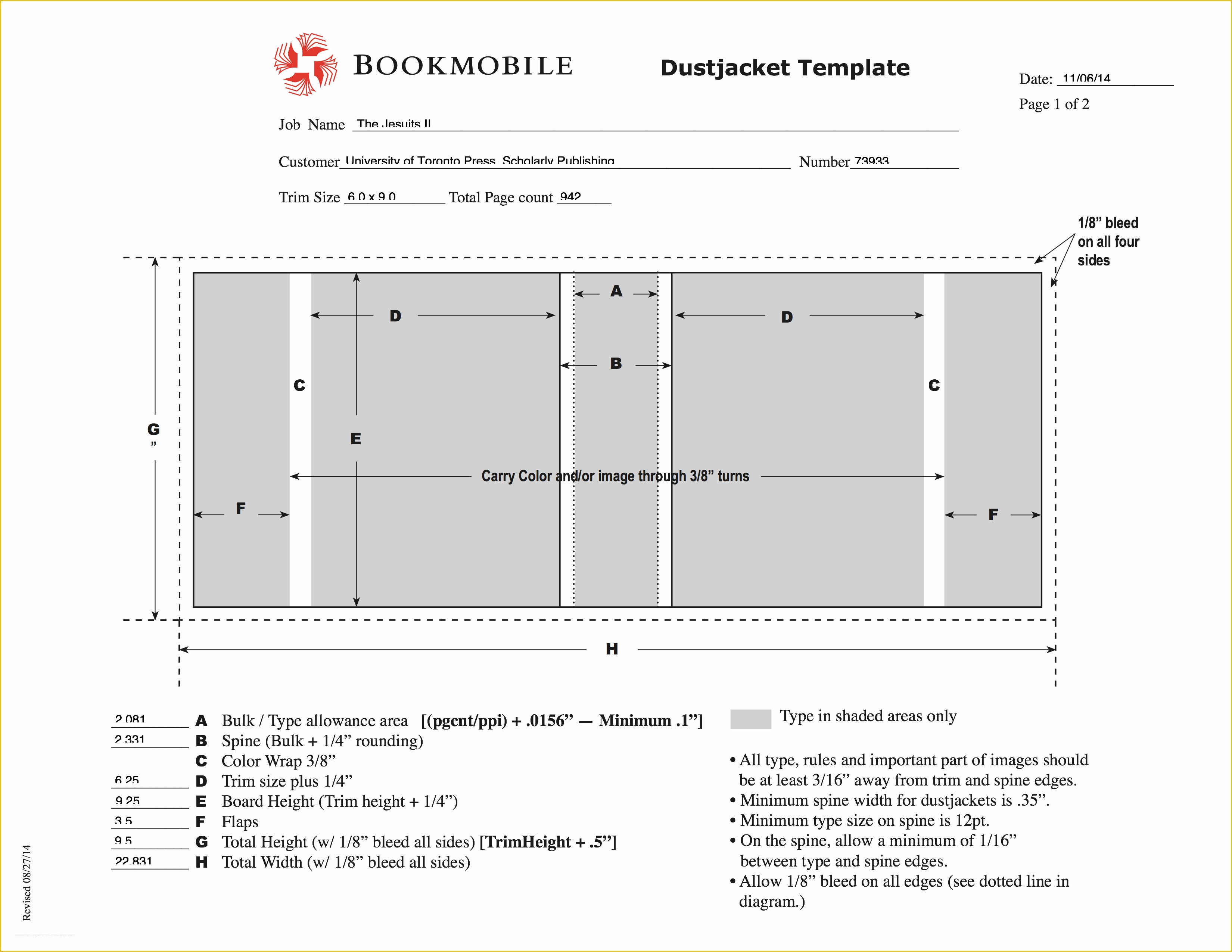 Free Book Jacket Template Of Print Positive Sizing A Dust Jacket