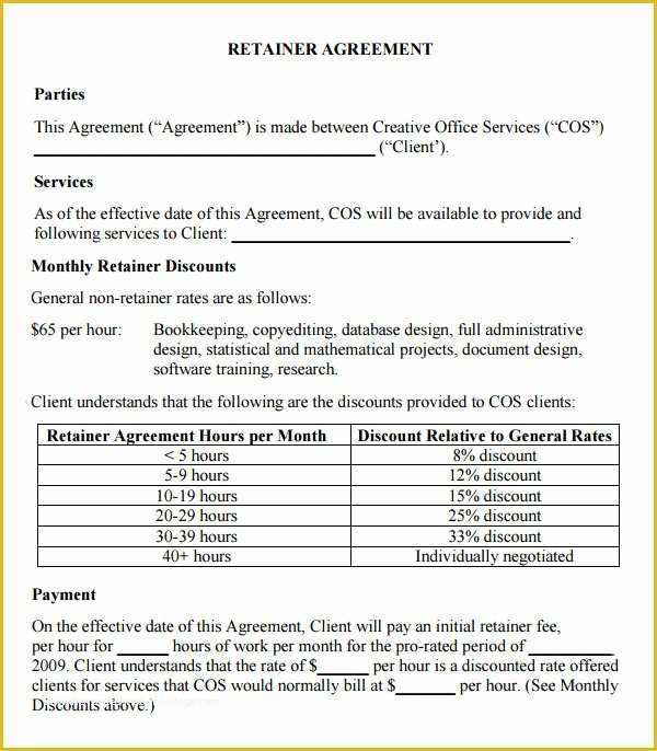 Free Bookkeeping Services Agreement Template Of 6 Bookkeeping Contract