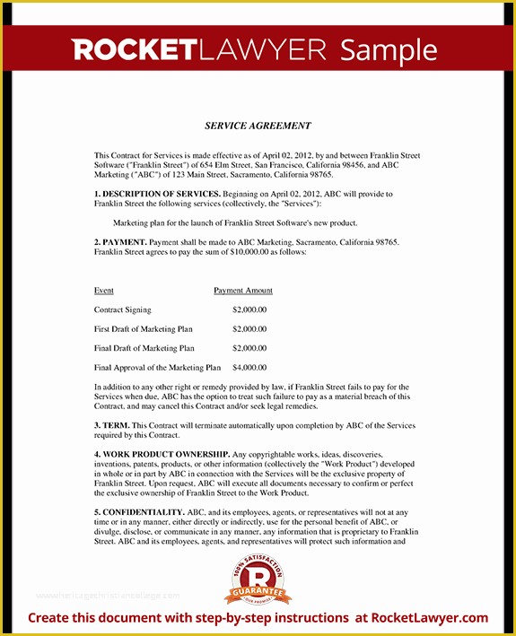 Free Bookkeeping Services Agreement Template Of Service Agreement Contract Template with Sample