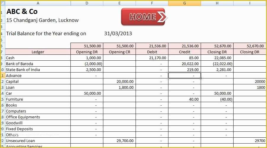 Free Bookkeeping Templates Of Abcaus Excel Accounting Template Download