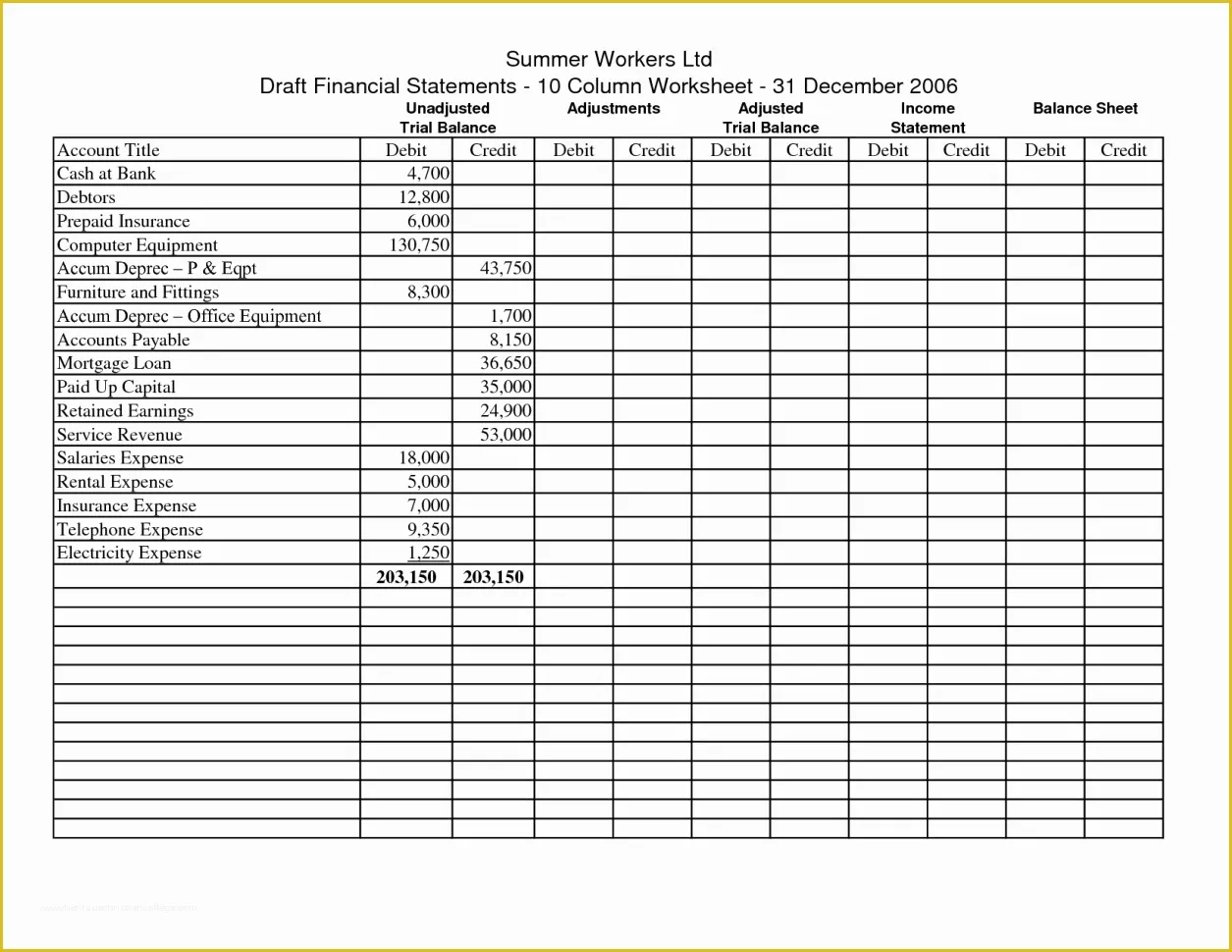Free Bookkeeping Templates Of Blank Accounting Spreadsheet Accounting Spreadsheet Blank