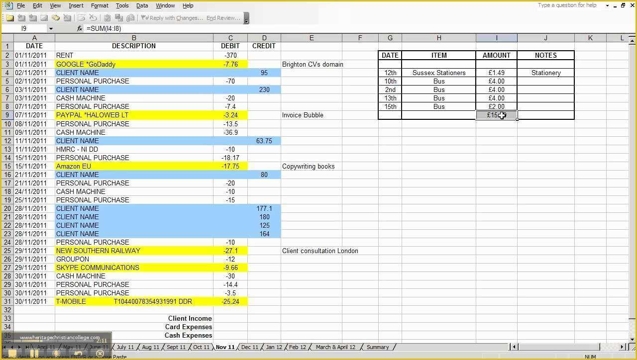 Free Bookkeeping Templates Of Simple Bookkeeping with Excel Basic Bookkeeping