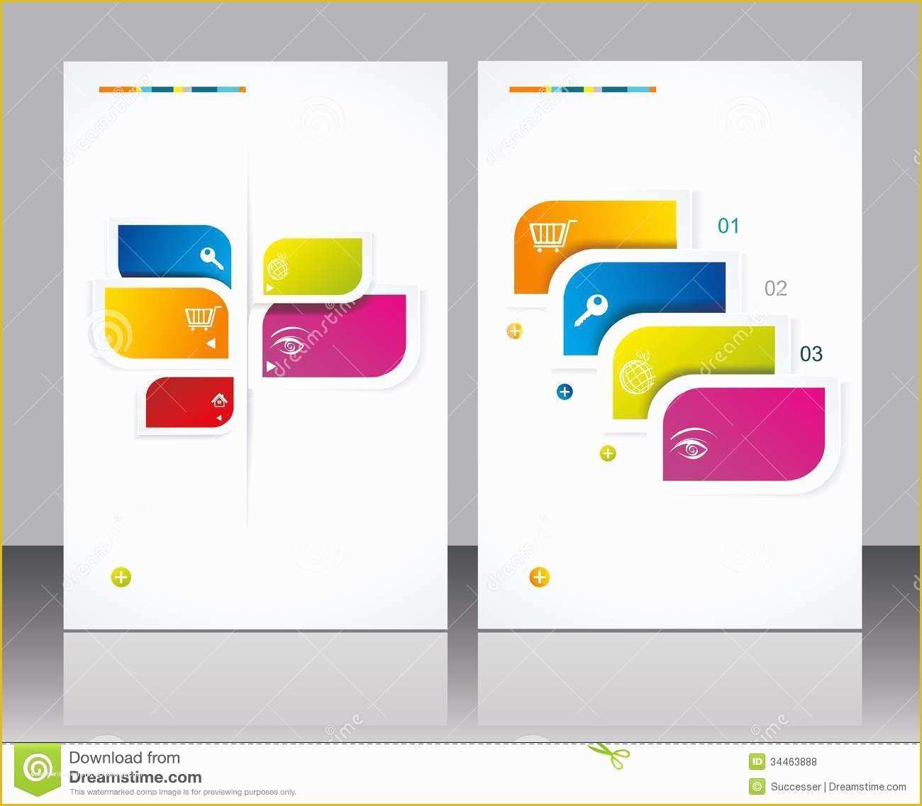 Free Booklet Design Templates Of 16 Vector Brochures Templates Free Vector
