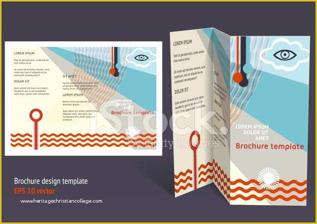 Free Booklet Design Templates Of Brochure Booklet Z Fold Editable Design Template Stock