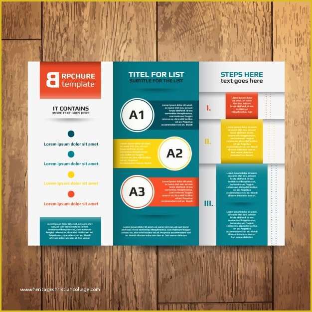 Free Booklet Design Templates Of Brochure Design Template Vector
