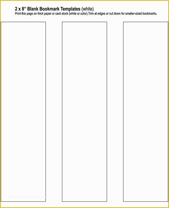 Free Bookmark Templates Of Blank Bookmark Template 135 Free Psd Ai Eps Word