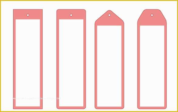 Free Bookmark Templates Of Blank Bookmark Template 135 Free Psd Ai Eps Word