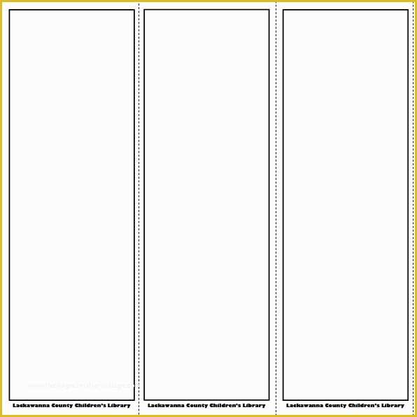 Free Bookmark Templates Of Blank Bookmark Template … Bookmark Template