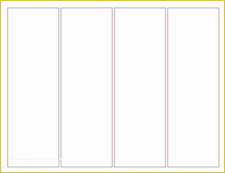 Free Bookmark Templates Of Blank Bookmark Template