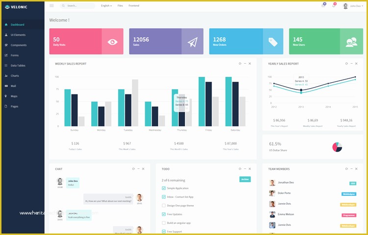 Free Bootstrap Admin Templates 2017 Of 40 Best Bootstrap HTML5 Dashboard and Admin Templates 2017