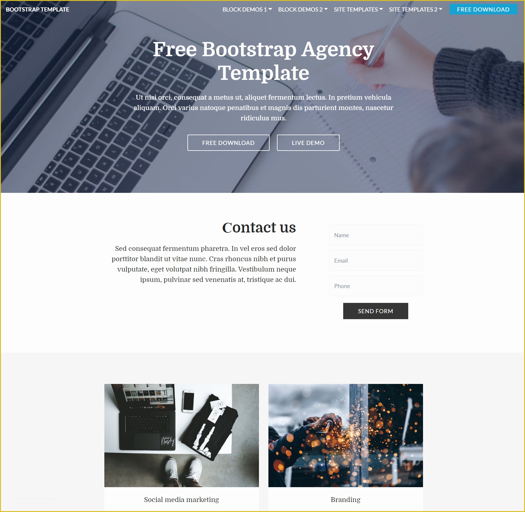Free Bootstrap Templates 2016 Of 30 Free HTML5 Bootstrap Templates Of 2018 that Will Wow You