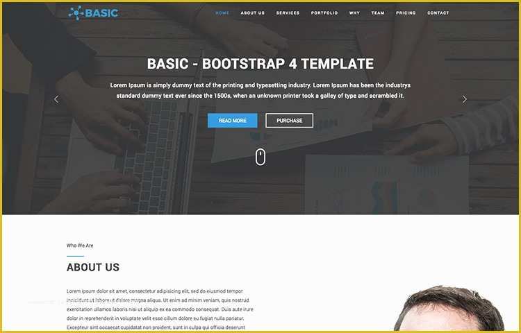 Free Bootstrap Templates 2017 Of Basic Responsive Free Bootstrap 4 Template