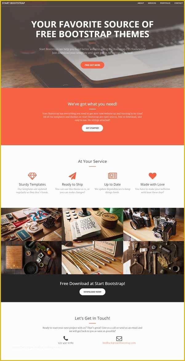 Free Bootstrap Website Templates Of 30 Bootstrap Website Templates Free Download