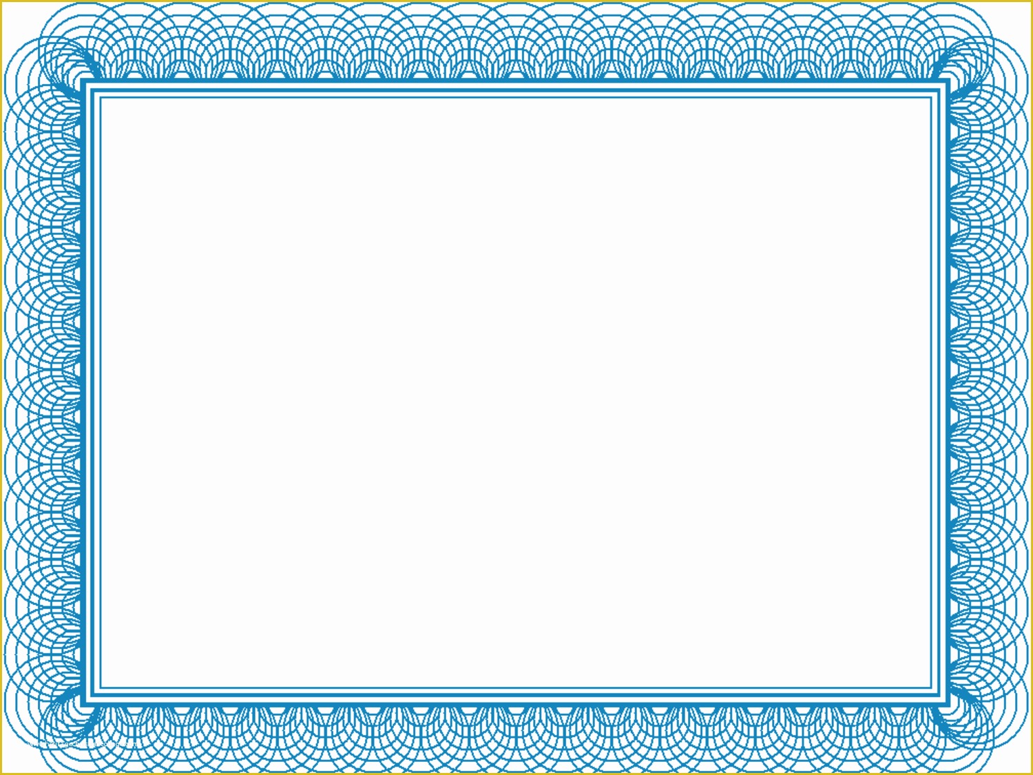 Certificate Border For Powerpoint