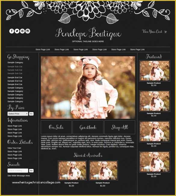 Free Boutique Templates for Website Of 29 Boutique Website themes &amp; Templates
