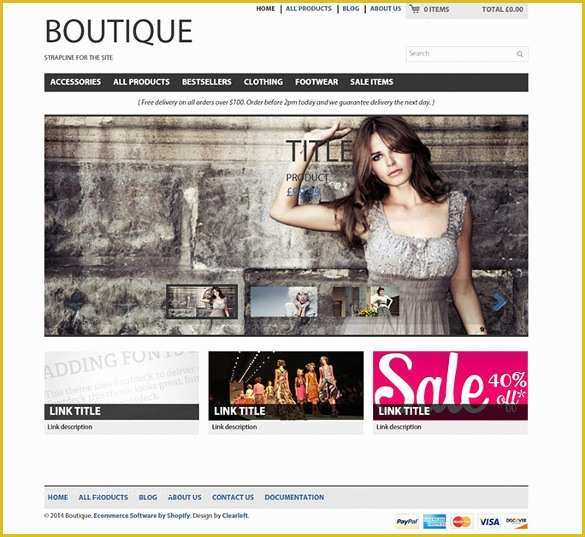 Free Boutique Templates for Website Of 29 Boutique Website themes & Templates