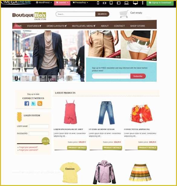 Free Boutique Templates for Website Of 39 Boutique Website themes &amp; Templates