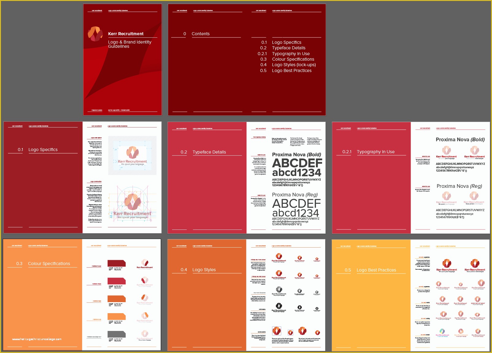 Free Brand Guidelines Template Indesign Minimalist Blank Printable