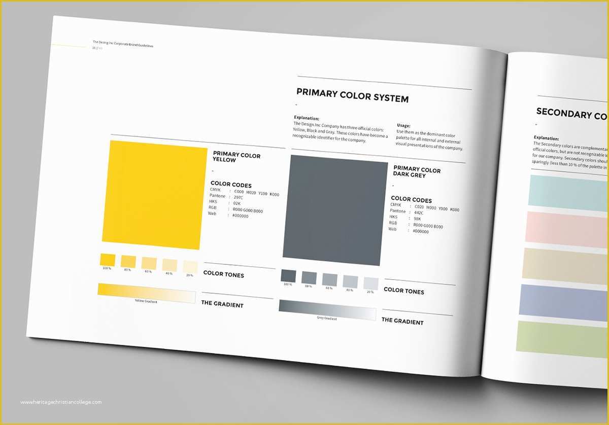 Free Brand Guidelines Template Of Brand Manual On Behance