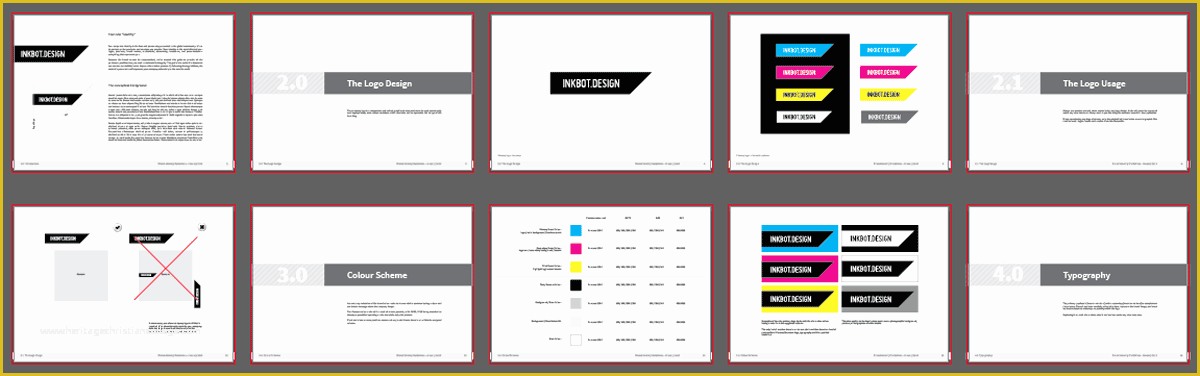Free Brand Guidelines Template Of Free Brand Guidelines Template for Download