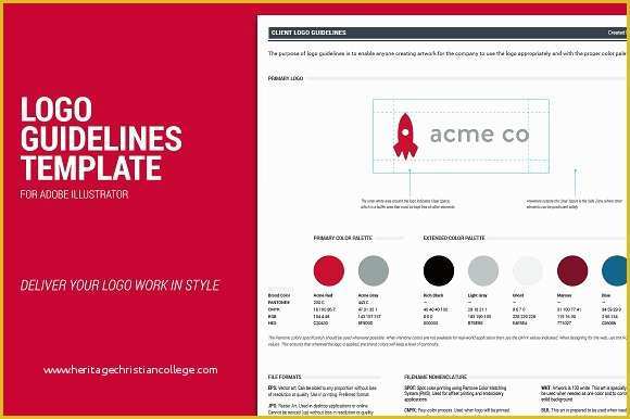 Free Brand Guidelines Template Of Logo Guidelines Template Presentation Templates