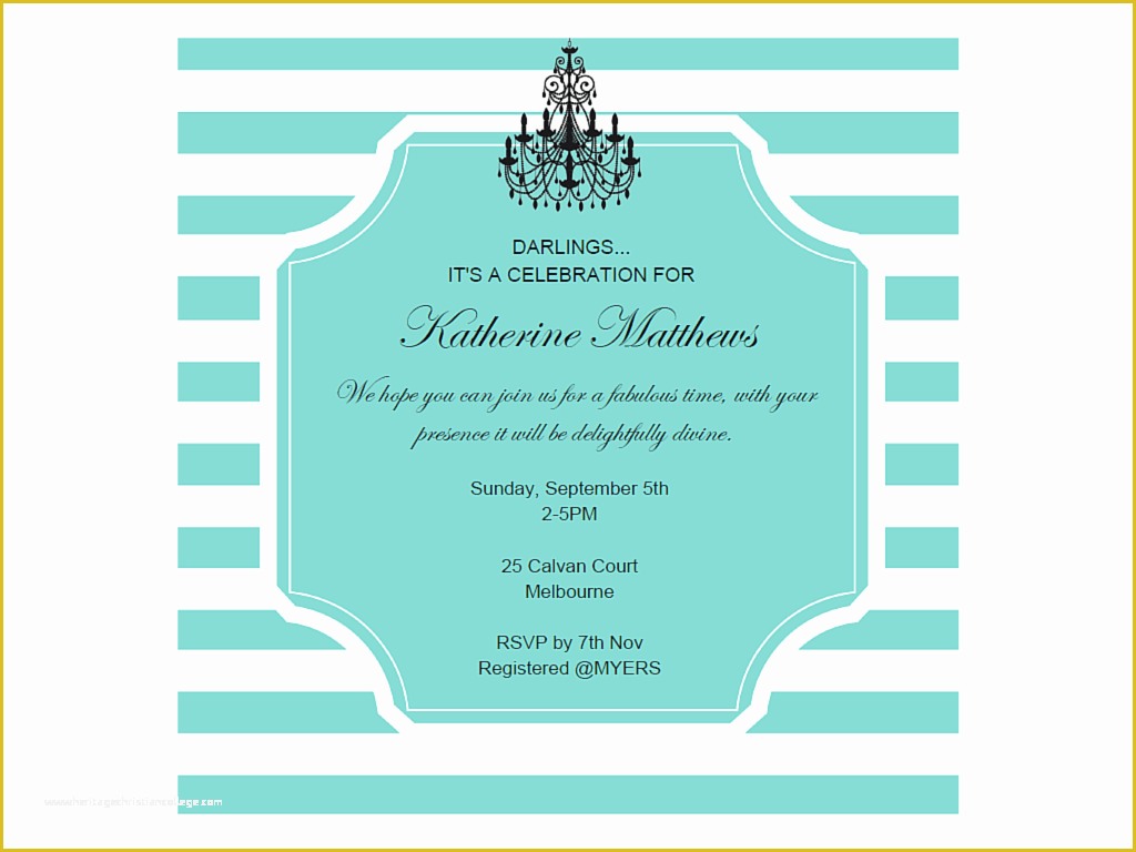 Free Breakfast at Tiffany's Invitation Template Of Editable Tiffany Invitations Magical Printable
