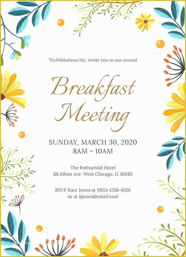 Free Breakfast at Tiffany's Invitation Template Of Farewell Breakfast Invitation – orgul Gbt