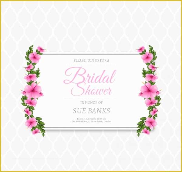 Free Bridal Shower Invitation Templates Downloads Of 11 Bridal Shower Invitation Templates